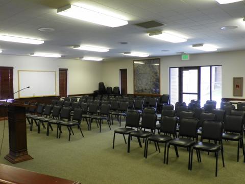 Chamber meetings are usually all but empty, but this was not the case when Monroe Blvd. was discussed.